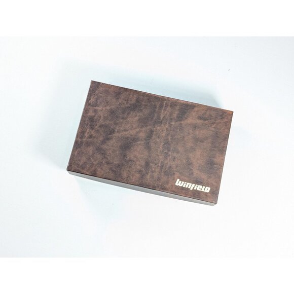 New Old Stock WINFIELD Gray leather wallet, Cowhide leather coin purse Canada - Picture 13 of 14